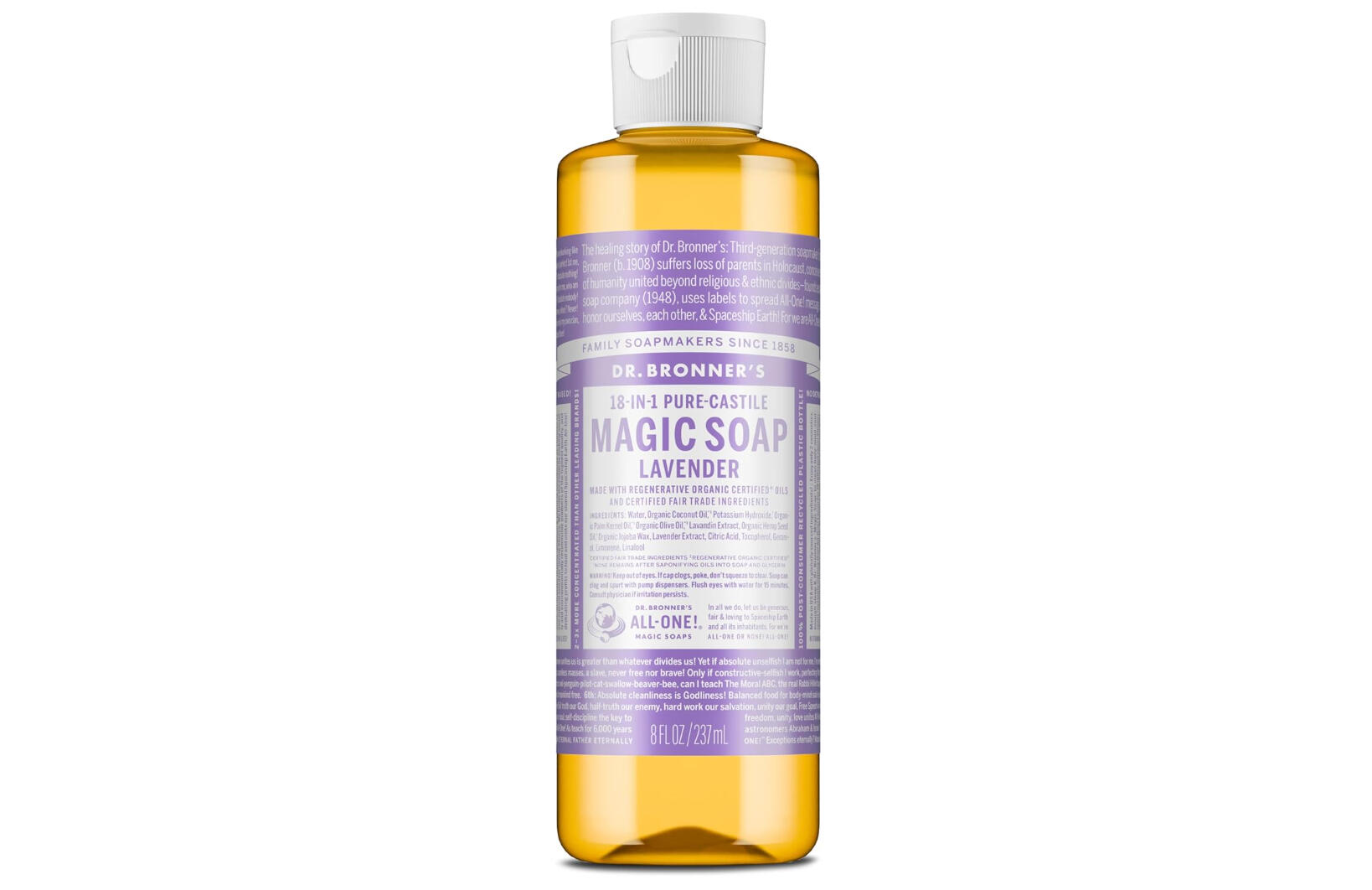 Dr. Bronner's Magic Soap-Pure-Castile Liquid Soap
